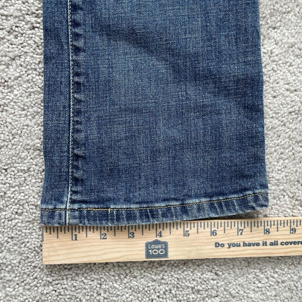 Levis 515 Bootcut Womens Medium Wash Stretch Blue Jeans 6M 26x30 Flap Pockets - Picture 7 of 10